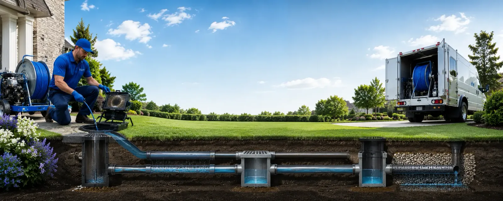 Outdoor drain cleaning information for Idamay, WV